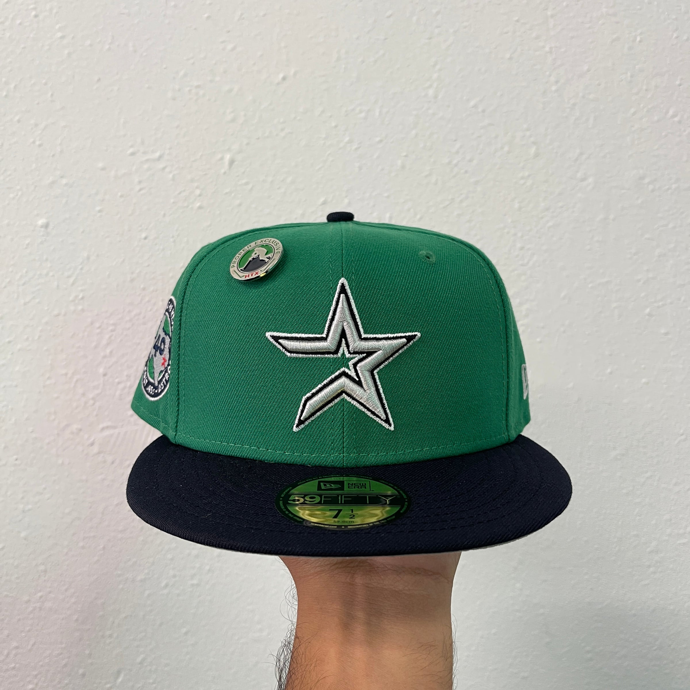 ) NEW ERA 59FIFTY Houston Astros Space City Fitted Hat Size 7 1/4 Travis  Scott